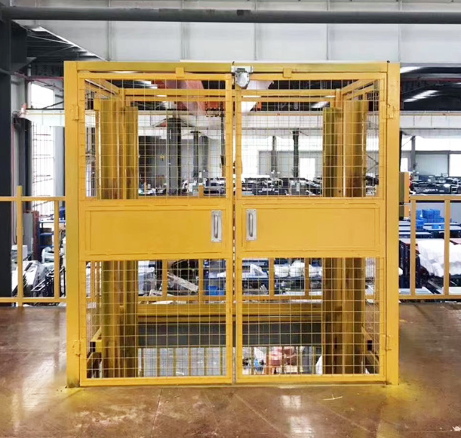 吊罗山乡智能导轨式升降机亮相