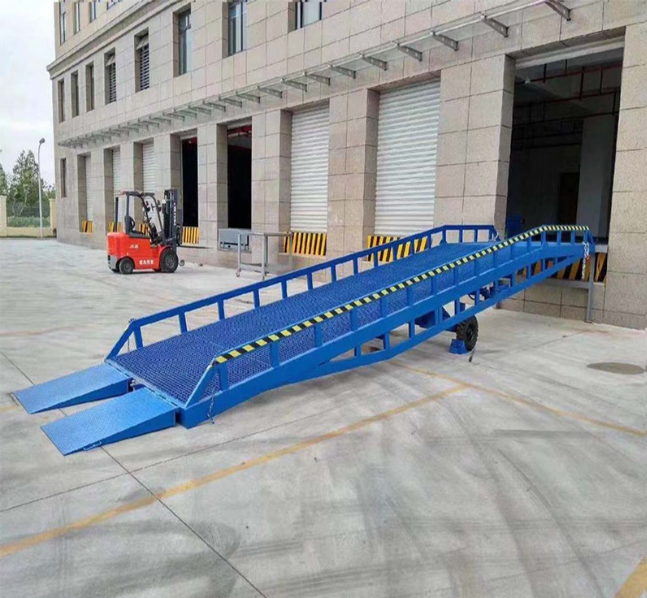 吊罗山乡移动式登车桥装卸